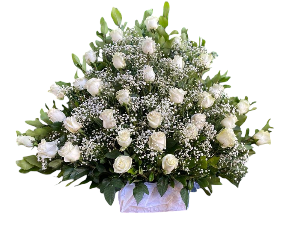 Cubre o Pie Féretro Floral (Condolencia)