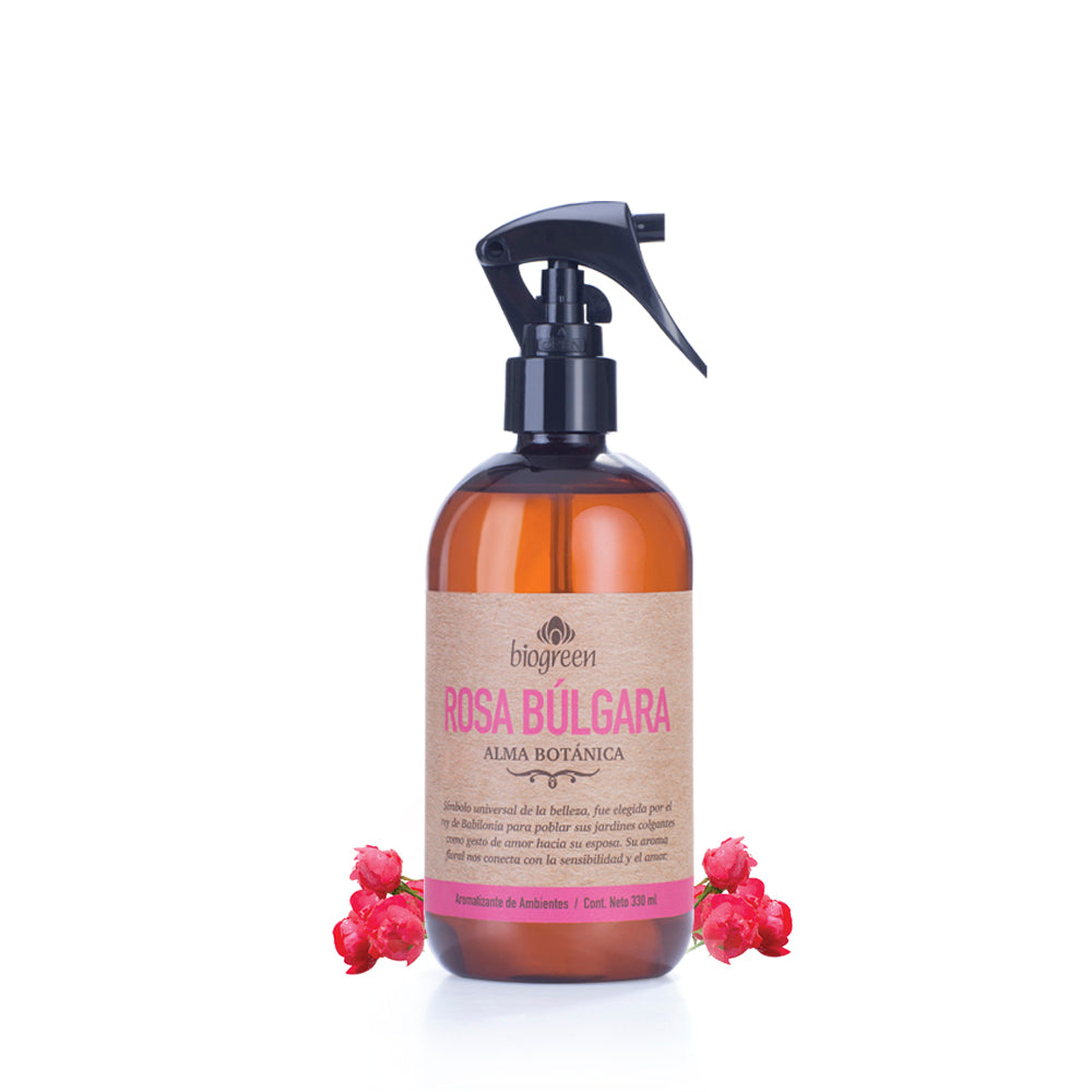 Aromatizante Alma Botánica Rosa Búlgara 330 ml spray